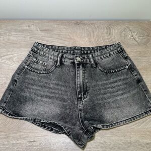 Women's Black Denim Shorts Shein